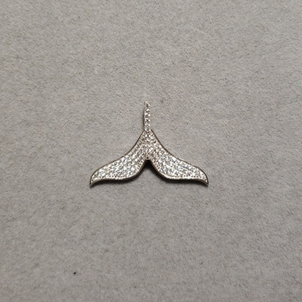 925 Sterling Silver Cubic Zirconia Pendant Necklac